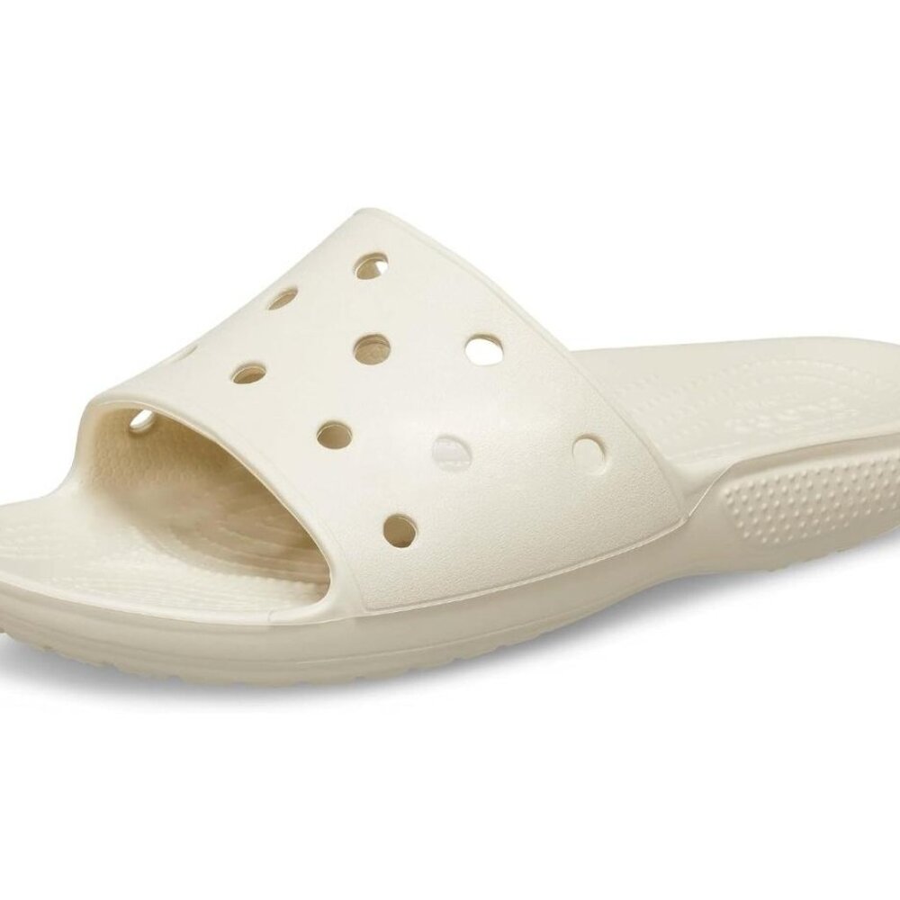 Crocs Classic Slide Size 9 Bone NWT
